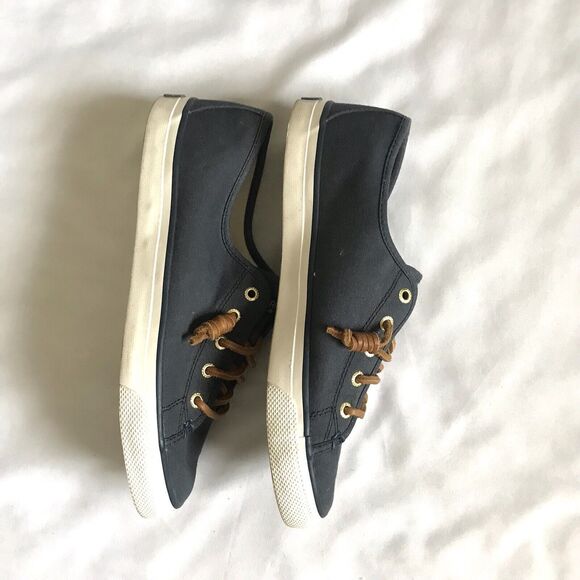 Sperry Top Sider Seacoast Women Boat Shoes Sneakers Navy White Size 7.5 STS90550 - Picture 4 of 8